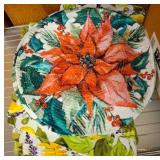 Placemats with Floral and Bird Prints