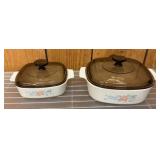 Corning Ware Casserole Dishes with Lids