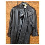 Tannery West Black Leather Jacket, Size XS