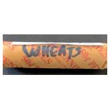 Roll of Wheat Pennies in Paper Wrapper