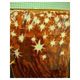 King-Size Star Pattern Fleece Blanket