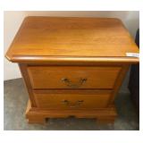 Sumter Cabinet Co. Two-Drawer Wood Nightstand