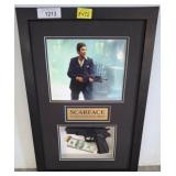 Scarface Memorabilia Display, No Glass, 16x24