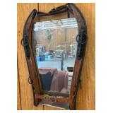 Horse Collar Mirror with 16x25 Inch Frame