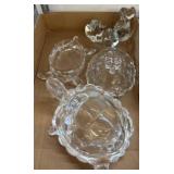Glass Animal Figurines and Dishes