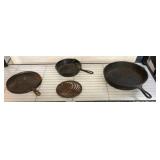 Cast Iron Cookware Set with Trivet