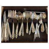 1847 Rogers Bros King Frederick Silverplate Set