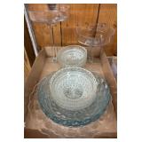 Glassware Including Plates and Bowls