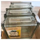 Nicole Square Glass Blocks, 7.75in x 7.75in