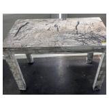 Distressed Wooden Desk With Drawer c4