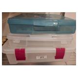 Three Scrapbook Storage Cases