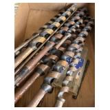 Auger Drill Bits and Kobalt Bit Case