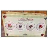 Block Flower Shoppe Floral Glass Plates Set