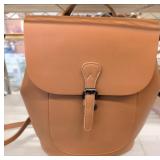 Brown Scarlton Backpack With Buckle Closure