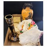 Decorative Items with Greek-Style Pottery