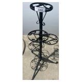 Black Metal Freestanding Bottle Holder