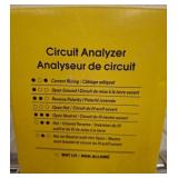 Yellow Circuit Analyzer for 30 AMP Receptacles
