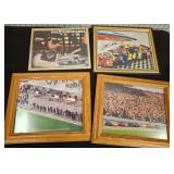 Framed NASCAR Memorabilia Featuring Iconic Drivers