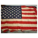 American Flag in Red, White, and Blue Banner