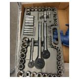 Socket Wrench Set and Bench Vise