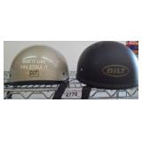 Two Motorcycle Helmets, BILT and DOT-Certified