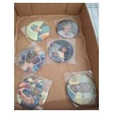 Six Chicago Cubs Player Pins in Bags