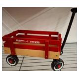 Radio Flyer Miniature Wood and Metal Wagon