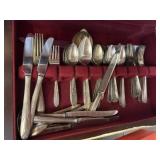 National Silver Margaret Rose Silverplate Flatware