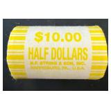 $10 Roll of M.F. String Half Dollars