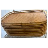 Rectangular Woven Rattan Trays