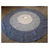 New Safavieh Braided Round Area Rug, Blue/Gray Ton