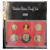 United States 1980 Proof Coin Set
