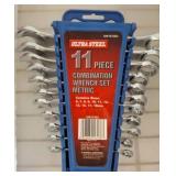 Ultra Steel 11-Piece Metric Wrench Set