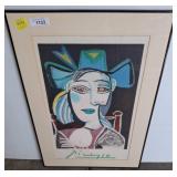 Framed Print of Abstract Portrait, 23x33