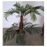 Artificial Palm Tree in Wicker-Style Planter