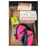 Shell Boxes, Bore Cleaner, and Ear Muffs