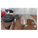 Motorcycle Seat, Sissy Bar, and Windshield Set c4