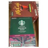 McCafe and Starbucks K-Cup Coffee Pods