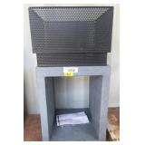 Steel and Concrete Sentinel Fire Basket c4