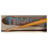 Louisville Slugger Bat and Thrasher Skateboard Dec