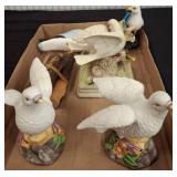 Bird Figurines with Hand-Painted Details