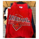 Clothing, Including Cardinals Shirt