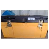 Workforce Yellow Plastic Toolbox With Mixed Tools