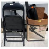 Foldable Chair and Gas/Electric Leaf Blower c4