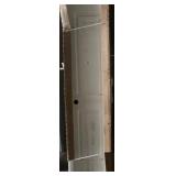 White Panel Door With Frame