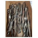 Metal Drill Bits in Cardboard Box