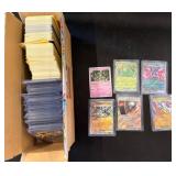 Pokemon Cards with Sleeved Holos