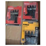 Craftsman and DeWalt Oscillating Blade Sets