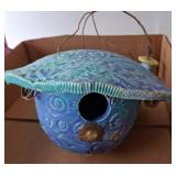 Handcrafted Urban Artisans Ceramic Birdhouse