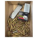 Ammunition Lot with Magazine and Boxes